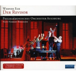 Werner Egk & Philharmonisches Orchester Augsburg & Hans Norbert Bihlmaier Der Revisor CD
