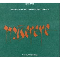 Arvo Pärt Miserere CD