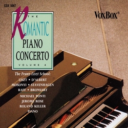 Raff / Monsonyi / Liszt Romantic Piano Concerti V4 CD
