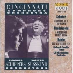 Schubert / Schubert / Mendelssohn / Mahler / Cin S Schubert Mendelssohn Mahler CD