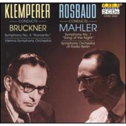Anton Bruckner & Gustav Mahler & Klemperer & Rosbaud Klemperer Conducts Bruckner / Rosbaud Conducts Mahler CD