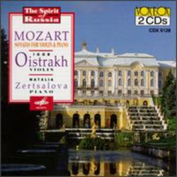 Mozart / Oistrakh / Zertsalova Son VN K296/301-306/376/377 CD