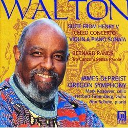 Walton & Bernard Rands & Oregon Symphony & James DePreist & Mark Kosower & Herbert Greenberg & Ann Schein Suite From Henry V / Cello Concerto / CD