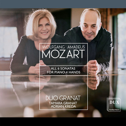Wolfgang Amadeus Mozart & Duo Granat All 6 Sonatas For Piano 4 Hands CD