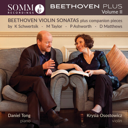 Krysia Osostowicz & Daniel Tong Beethoven Plus Volume II CD