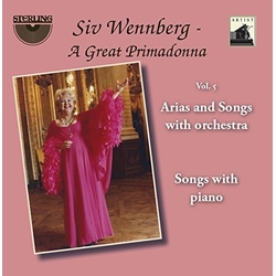 Siv Wennberg Arias And Songs With Orchestra : Songs With Piano CD