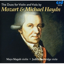 Mozart & Michael Haydn & Maya Magub & Judith Busbridge The Duos For Violin And Viola CD