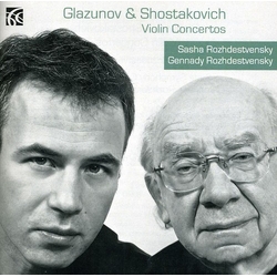 Glazunov & Shostakovich & Sasha Rozhdestvensky & Gennadi Rozhdestvensky Violin Concertos CD