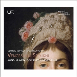 Venceslaus Spourni & Claudio Ronco & Emanuela Vozza Sonates Op.IV Pour Deux Violoncelles CD