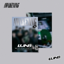 Lun8 Awakening - Hip Version - incl. 80pg Photobook, Folded Poster, Bookmark, 2 Photocards, Envelope, Sticker and PHOTOCARD POSTER STICKER CD