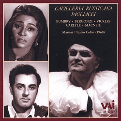 Leoncavallo / Bergonzi / Bumbry / Vickers Cavalleria Rusticana CD