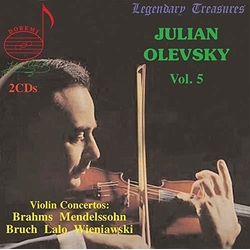 Julian Olevsky Julian Olevsky, Volume 5 CD