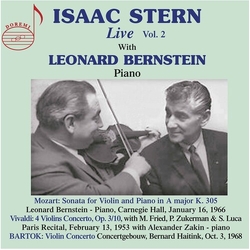 Isaac Stern & Leonard Bernstein Live Vol.2 CD