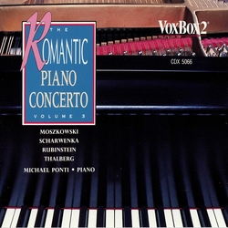Moszkowski / Rubinstein / Thalberg Romantic Piano Concerti V3 CD