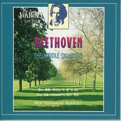 Beethoven / New Hungarian Quartet Middle Quartets CD
