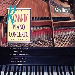 Medtner / Liapunov / Sinding Romantic Piano Concerti V5 CD