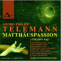 Georg Philipp Telemann & Friederike Holzhausen & Frédéric Meylan & Sebastian Reim & Roland Fenes & Ralf Grobe & Kammerchor Der Biederitzer CD