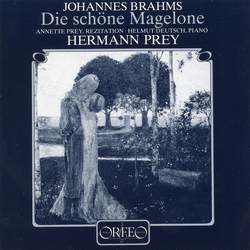 Hermann Prey & Johannes Brahms & Annette Prey & Helmut Deutsch Die Schöne Magelone CD