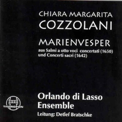 Chiara Margarita Cozzolani & Orlando Di Lasso Ensemble & Detlef Bratschke Marien-Vesper (Aus Salmi A Otto Voci Concertati (1650) Und Concerti CD