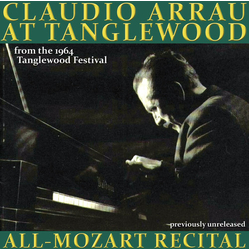 Mozart / Arrau Claudio Arrau Live at Tanglewood CD