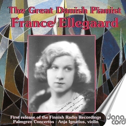 France Ellegaard The Great Danish Pianist CD