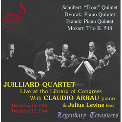 Juilliard Quartet & Claudio Arrau & Julius Levine Vol 1: Live At The Library Of Congress CD