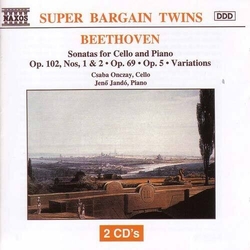 Beethoven & Csaba Onczay & Jenö Jandó Sonatas For Cello And Piano CD