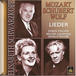 Mozart & Schubert & Wolf & Elisabeth Schwarzkopf & Edwin Fischer & Walter Gieseking & Gerald Moore Lieder CD