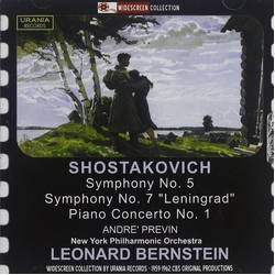 Shostakovich / Nyp Orch / Pervin / Bernstein Symphony No. 5 & Symphony No. 7 CD