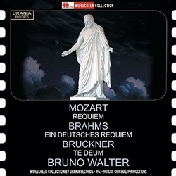 Mozart & Brahms & Bruckner & Bruno Walter Requiem / Ein Deutsches Requiem / Te Deum CD