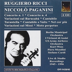 Paganini / Cardi / Ricci 60 Variations on CD