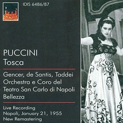 Catalani / De Palma / Gaudioso Tosca (Opera) CD