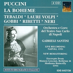 Puccini / Avolanti / Bandioli / Di Stefano Boheme (La) CD
