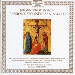 Bach / Bok / Wso St Mark Passion CD