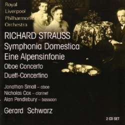 Richard Strauss & Royal Liverpool Philharmonic Orchestra & Jonathan Small & Nicholas Cox & Alan Pendlebury & Gerard Schwarz Symphonia Domestica • CD