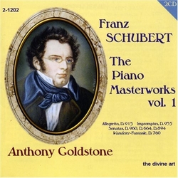 Franz Schubert & Anthony Goldstone The Piano Masterworks Vol. 1 CD