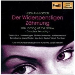 Hermann Goetz & Paul Kuen & Chor & Orchester Des Bayerischen Rundfunks & Joseph Keilberth & Gottlob Frick & Annelies Kupper & Elisabeth CD