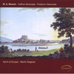 Mozart / Spirit of Europe / Sieghart Serenades & Concertos CD
