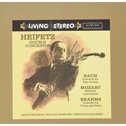 Jascha Heifetz Double Concertos: Bach, Mozart, Brahms CD