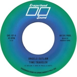 Angelo Outlaw Time Traveler - Clear VINYL 7"