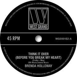Brenda Holloway Think It Over - Before You Break My Heart 7-INCH SINGLE