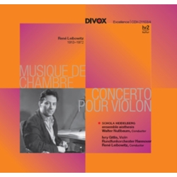 Leibowitz Chamber Music Violin Concerto CD