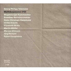 Georg Philipp Telemann & Egbert Junghanns & Magdeburger Kammerchor & Dresdner Barockorchester & Hans-Christoph Rademann & Ulrike Staude & CD