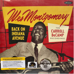 Wes Montgomery Back On Indiana Avenue (The Carroll DeCamp Recordings) Vinyl 2 LP