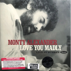 Monty Alexander Love You Madly Live At Bubbas Vinyl 2 LP