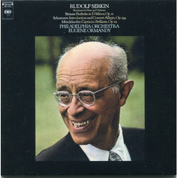 Rudolf Serkin / The Philadelphia Orchestra / Eugene Ormandy / Richard Strauss / Robert Schumann / Felix Mendelssohn-Bartholdy Showpieces For Piano And