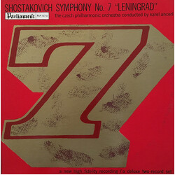 Karel Ančerl / The Czech Philharmonic Orchestra / Dmitri Shostakovich Symphony No. 7, Op.60 ("Leningrad")