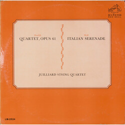 Antonín Dvořák / Hugo Wolf / Juilliard String Quartet Quartet, Opus 61 / Italian Serenade