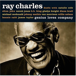 Ray Charles Genius Loves Company BLACK Vinyl 2 LP