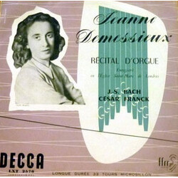 Johann Sebastian Bach / César Franck / Jeanne Demessieux Récital D'Orgue